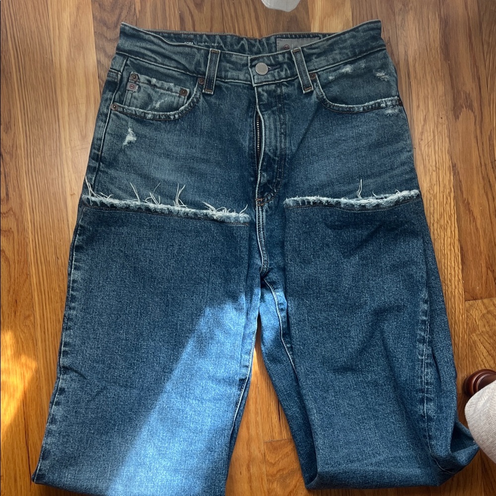 AG Adriano Goldschmied KORA Women's Relaxed Blue Jeans